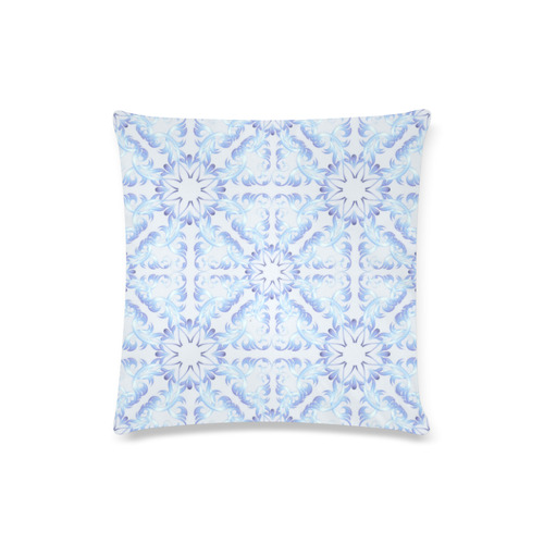 Baroque style pattern, Christmas motif. Custom Zippered Pillow Case 16"x16"(Twin Sides)