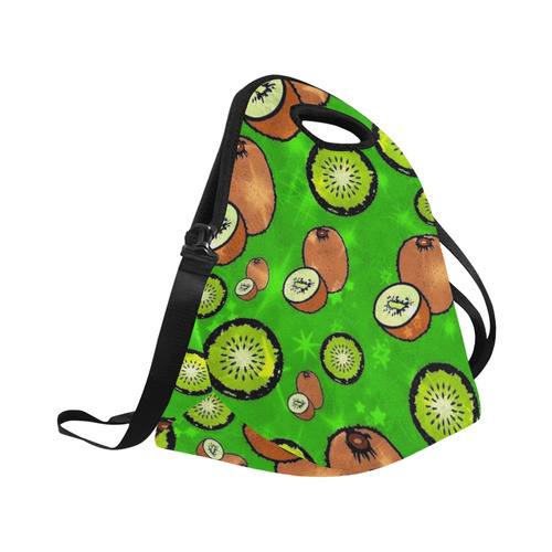 Kiwi popart by Nico Bielow Neoprene Lunch Bag/Large (Model 1669)