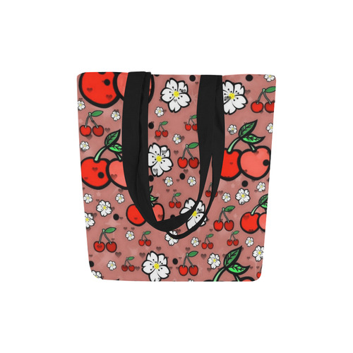 Cherry popart by Nico Bielow Canvas Tote Bag (Model 1657)