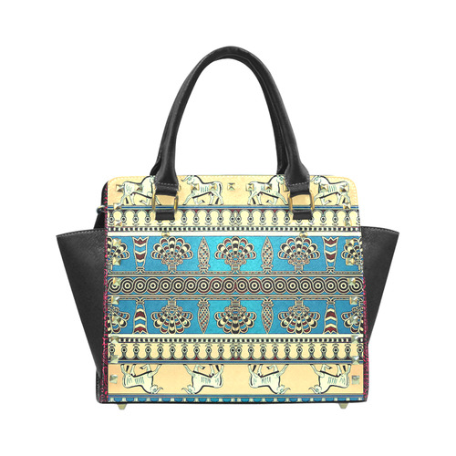 Assyrian Hand Bag Rivet Shoulder Handbag (Model 1645)