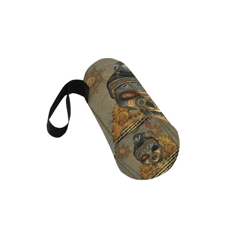 Awesome steampunk skull Neoprene Water Bottle Pouch/Medium