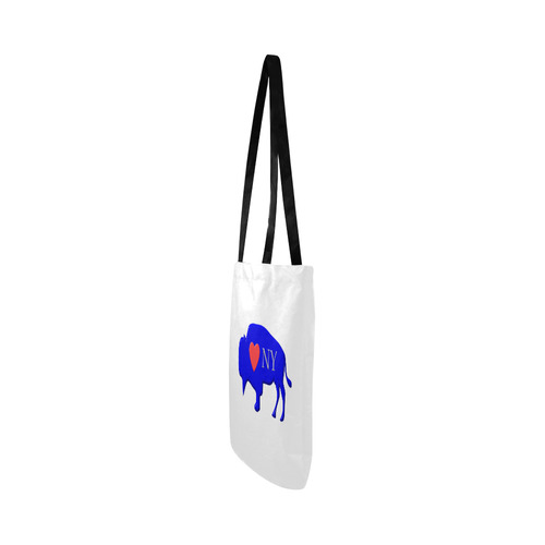 I Love Buffalo NY in Red White and Blue Reusable Shopping Bag Model 1660 (Two sides)