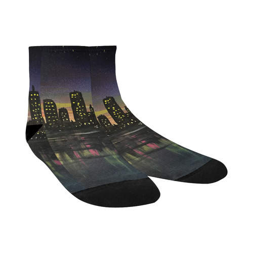 City Lights Quarter Socks