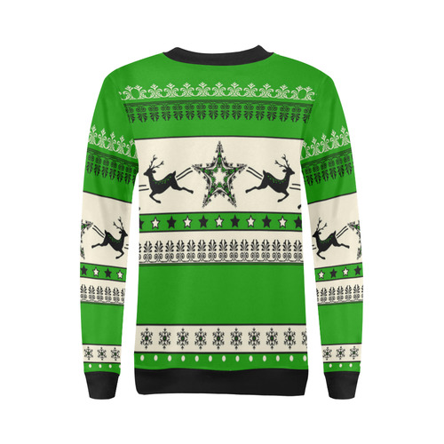 Christmas Ornaments Pattern II All Over Print Crewneck Sweatshirt for Women (Model H18)