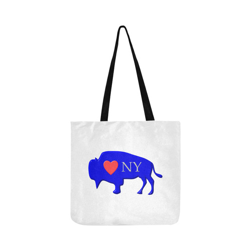 I Love Buffalo NY in Red White and Blue Reusable Shopping Bag Model 1660 (Two sides)