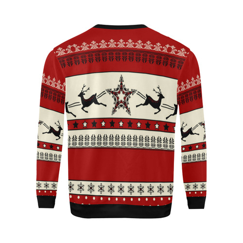 Christmas Ornaments Pattern I All Over Print Crewneck Sweatshirt for Men (Model H18)