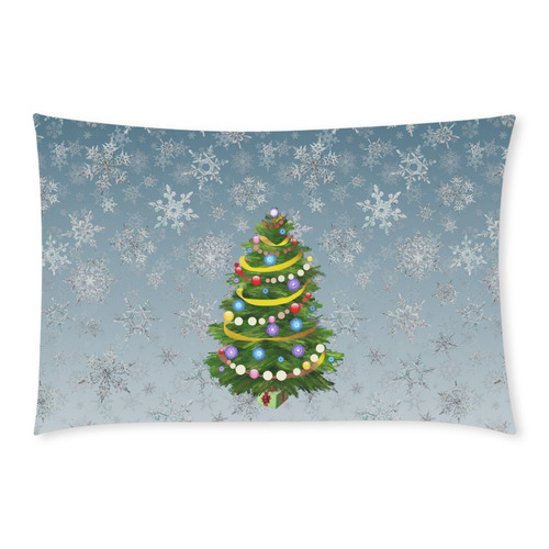 Christmas Tree, snowflakes 3-Piece Bedding Set