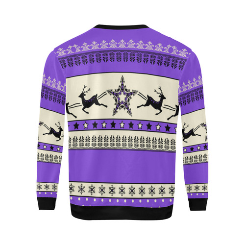 Christmas Ornaments Pattern III All Over Print Crewneck Sweatshirt for Men (Model H18)