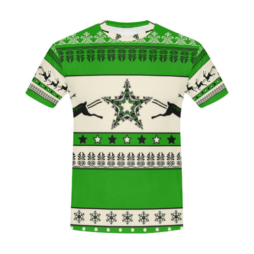 Christmas Ornaments Pattern II All Over Print T-Shirt for Men (USA Size) (Model T40)