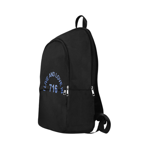 I LIVE AND LOVE IN 716 Fabric Backpack for Adult (Model 1659)