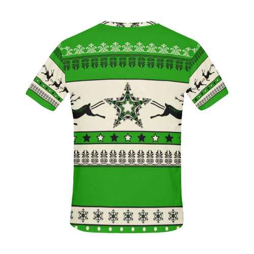 Christmas Ornaments Pattern II All Over Print T-Shirt for Men (USA Size) (Model T40)