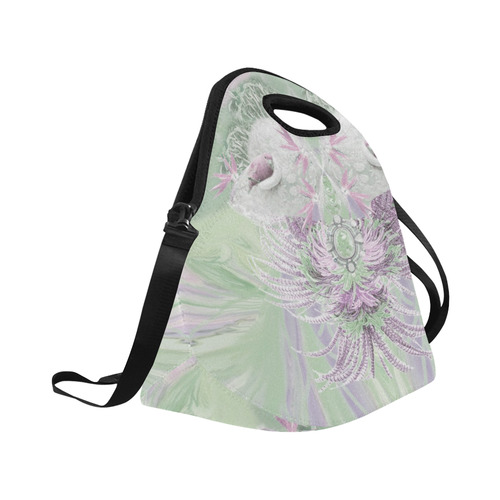 orchids 4 Neoprene Lunch Bag/Large (Model 1669)