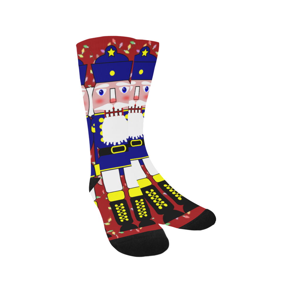 Christmas Nutcracker Toy Soldier Trouser Socks ID D2057645