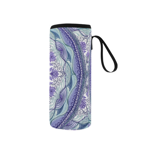 mandala 14 Neoprene Water Bottle Pouch/Small