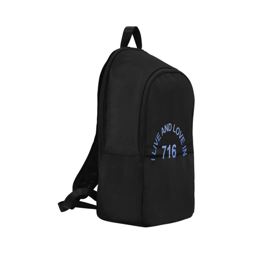 I LIVE AND LOVE IN 716 Fabric Backpack for Adult (Model 1659)