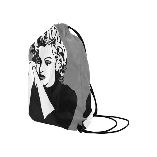 MARILYN Large Drawstring Bag Model 1604 (Twin Sides)  16.5"(W) * 19.3"(H)