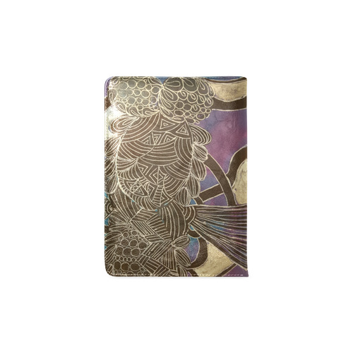 PURPLE BLUE ZENTANGLE Custom NoteBook A5