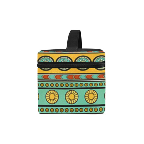 Assyrian Folk Art Cosmetic Bag Cosmetic Bag/Large (Model 1658)