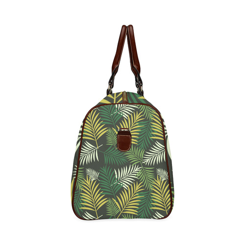 Jungle Green Waterproof Travel Bag/Small (Model 1639)