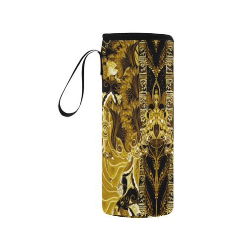 love and prosperity 6 v Neoprene Water Bottle Pouch/Medium