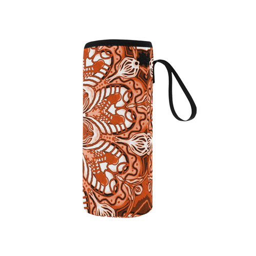 summer mandala 14 Neoprene Water Bottle Pouch/Small