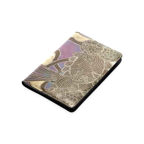 PURPLE BLUE ZENTANGLE Custom NoteBook A5