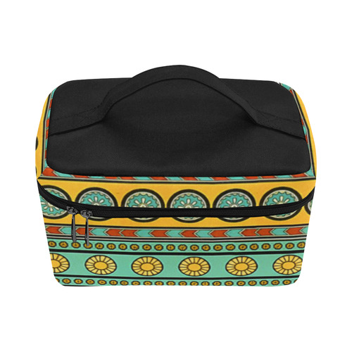 Assyrian Folk Art Cosmetic Bag Cosmetic Bag/Large (Model 1658)