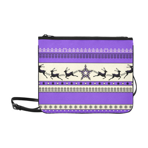 Christmas Ornaments Pattern III Slim Clutch Bag (Model 1668)