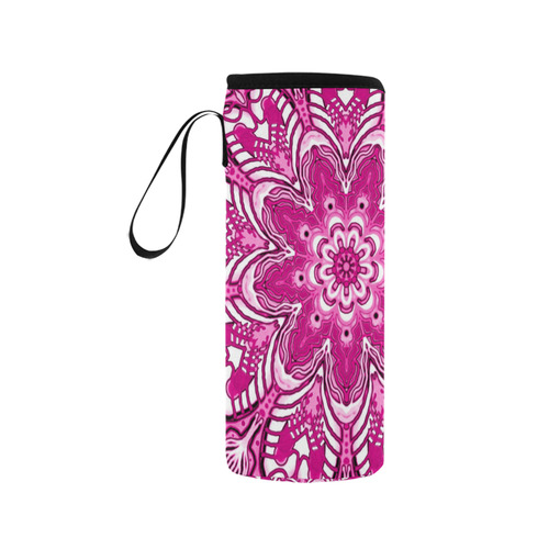 summer mandala 13 Neoprene Water Bottle Pouch/Medium