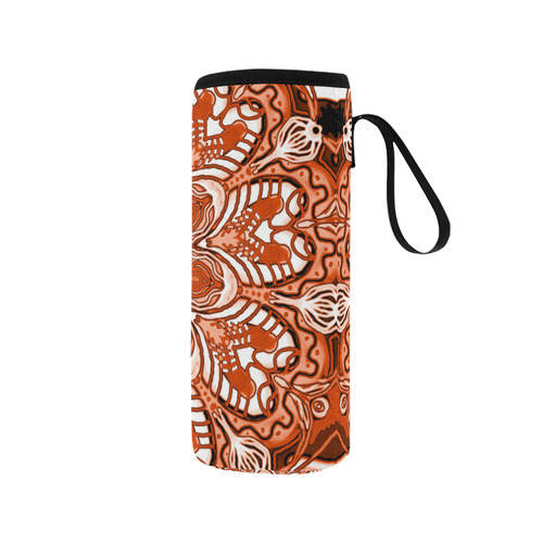 summer mandala 14 Neoprene Water Bottle Pouch/Medium