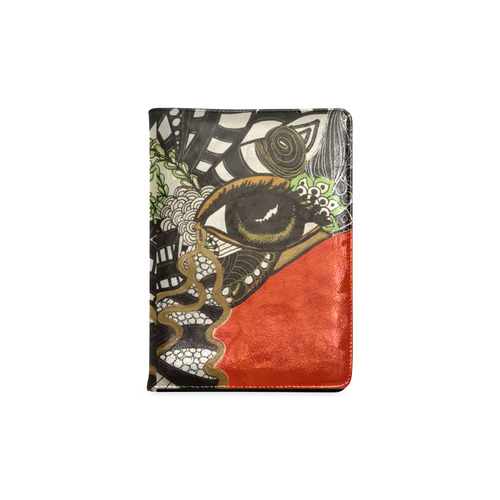 eye zentangle red Custom NoteBook A5