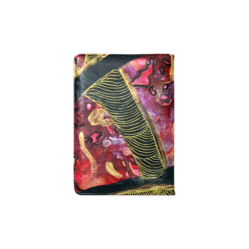 Purple Pink Black and gold Abstract Custom NoteBook A5