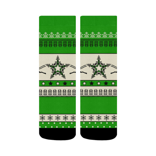 Christmas Ornaments Pattern II Crew Socks