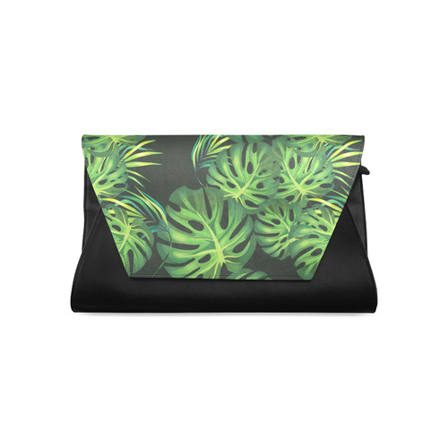 Tropical Black Clutch Bag (Model 1630)