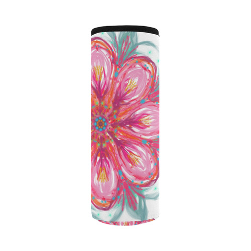 flower Neoprene Water Bottle Pouch/Large