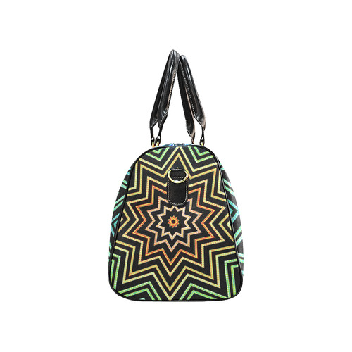 Handbag Multi-colored Rainbow Star Pattern by Tell3People New Waterproof Travel Bag/Large (Model 1639)