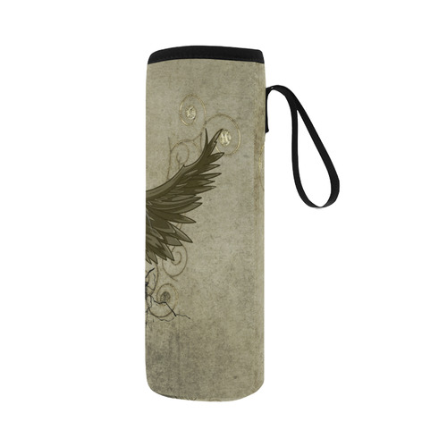 Wild horse with wings Neoprene Water Bottle Pouch/Large