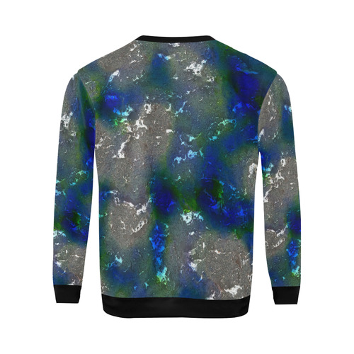 fantasy planet surface 3 by JamColors All Over Print Crewneck Sweatshirt for Men/Large (Model H18)