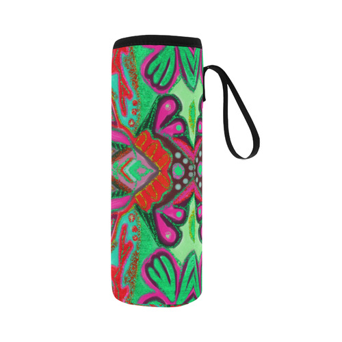 coral 2 Neoprene Water Bottle Pouch/Large