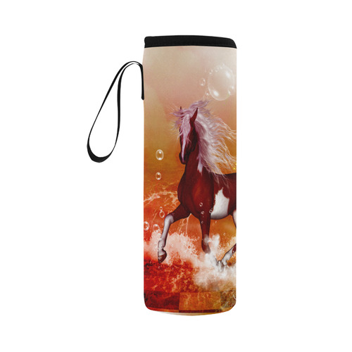 The wild horse Neoprene Water Bottle Pouch/Large