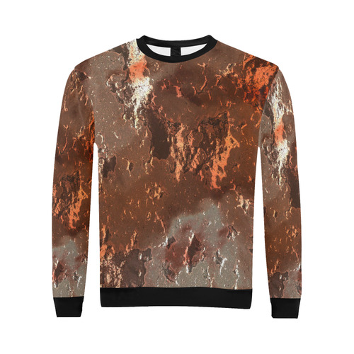 fantasy planet surface 5 by JamColors All Over Print Crewneck Sweatshirt for Men/Large (Model H18)