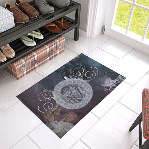 Amazing skeleton Azalea Doormat 24" x 16" (Sponge Material)