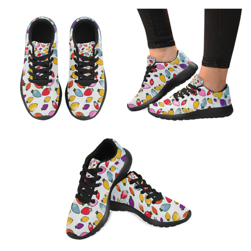 Christmas Bulb Popart by Nico Bielow Women’s Running Shoes (Model 020)