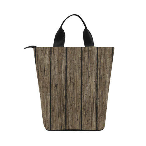 wooden planks Nylon Lunch Tote Bag (Model 1670)