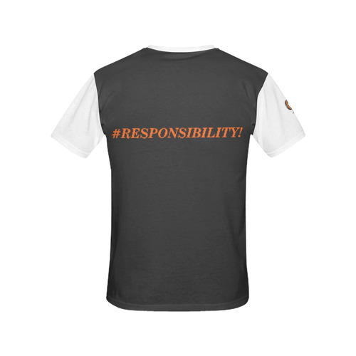 CHEERS2U RESPONSIBILITY All Over Print T-Shirt for Women (USA Size) (Model T40)