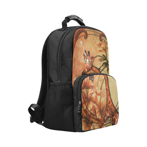 Cute unicorn giraffe Unisex Laptop Backpack (Model 1663)