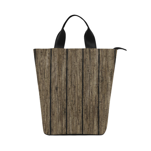 wooden planks Nylon Lunch Tote Bag (Model 1670)