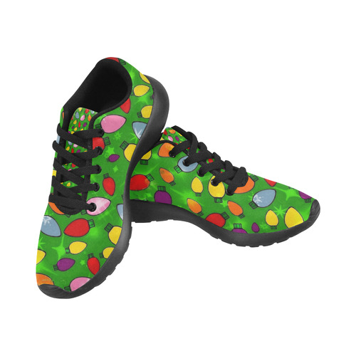 Christmas Bulb Popart by Nico Bielow Men’s Running Shoes (Model 020)