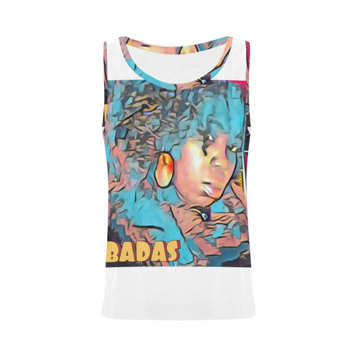 Badas Tank All Over Print Tank Top for Women (Model T43)