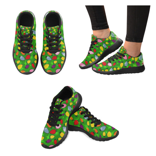 Christmas Bulb Popart by Nico Bielow Men’s Running Shoes (Model 020)